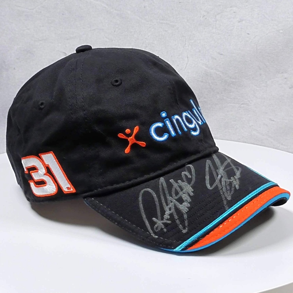 Signed Baseball Cap NASCAR Driver Line 31 Cingular‎ Richard Childress Racing RCR